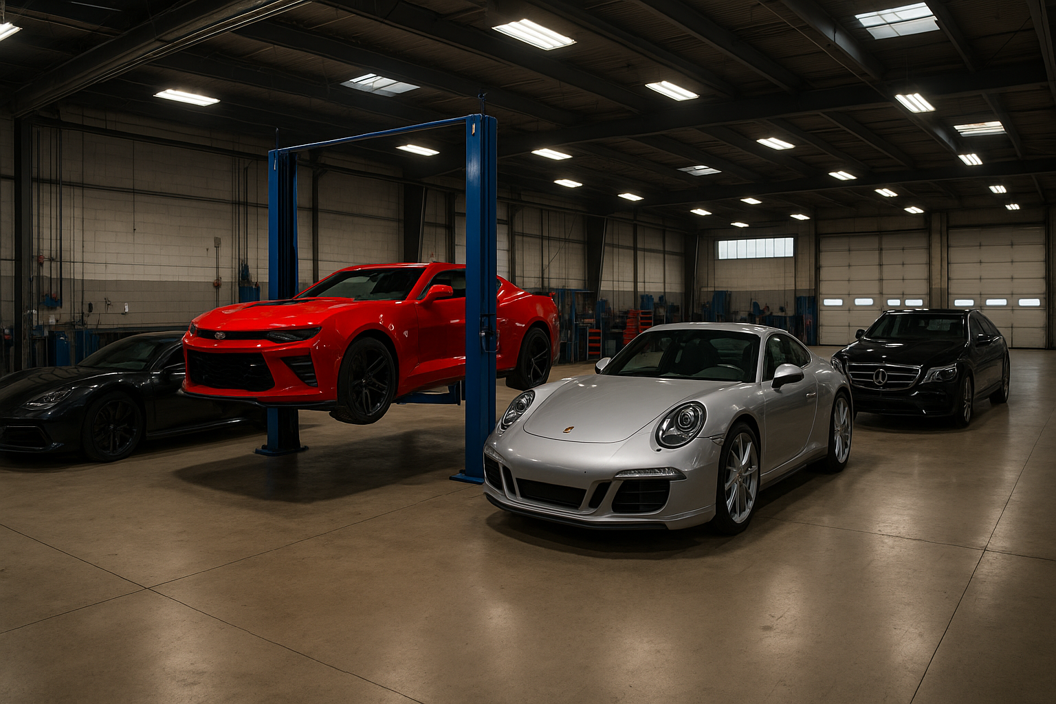 Imagem da Oficina ou Carros Restaurados